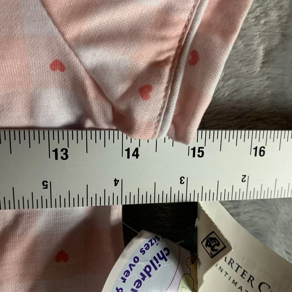 Charter‎ Club Girls 5 Pajama Set Pants Button Up Top Mommy and Me Pink Plaid PJs